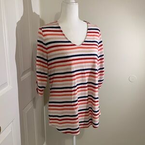 Liz Claiborne Striped Shirt
